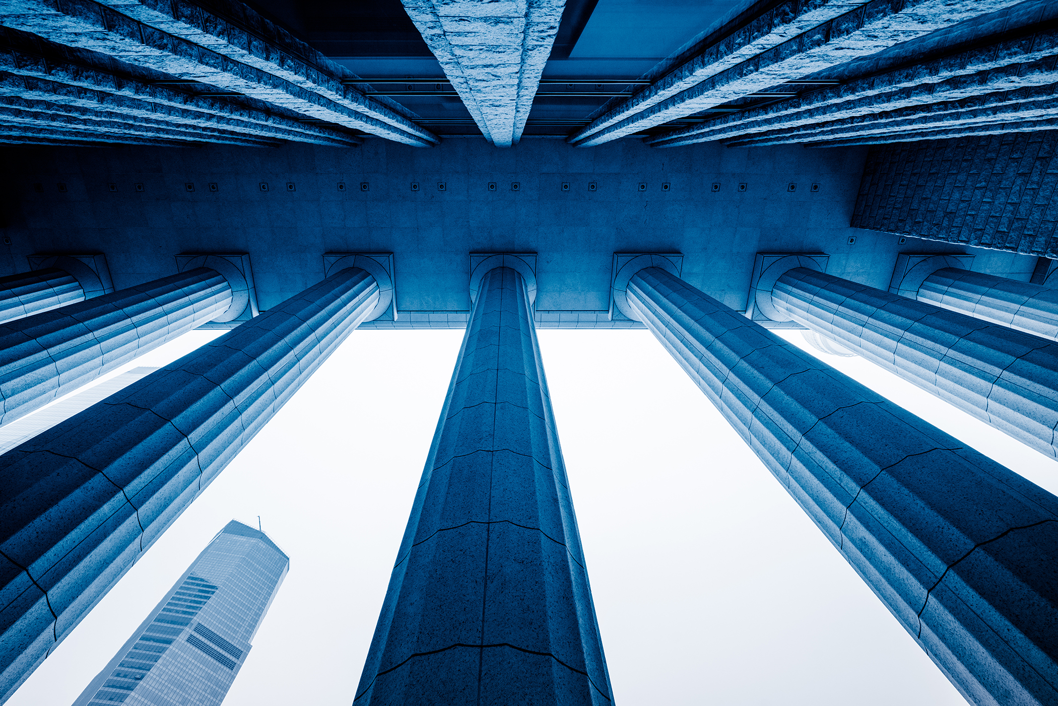 columns of historic building